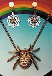 Spinnenschmuck Set