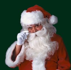 Weihnachtsmann Set (Bart & Percke)