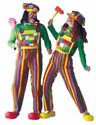 Streifenlatzhose Clown
